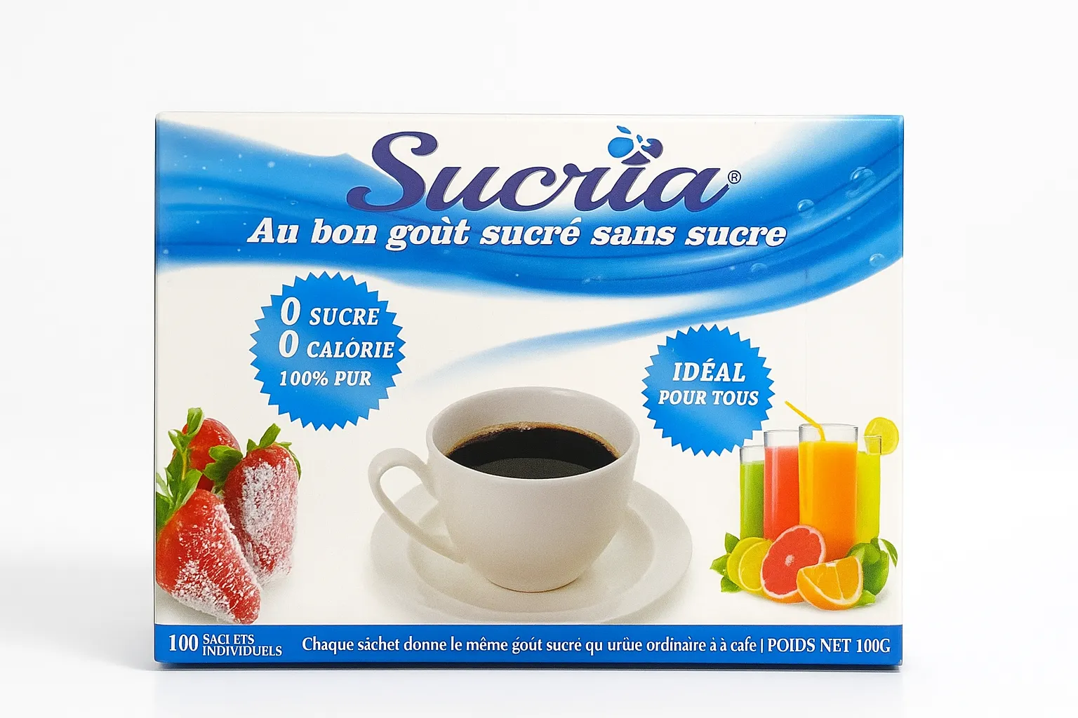 sucre diabétique sucria paquet de 100 - Epicerie Sucrée| Supermarche Dakar-Senegal